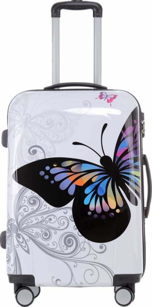 Koffer mit Schmetterling