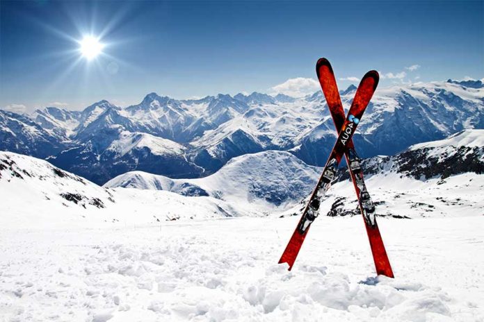 Ski Test - mitten auf der Piste
